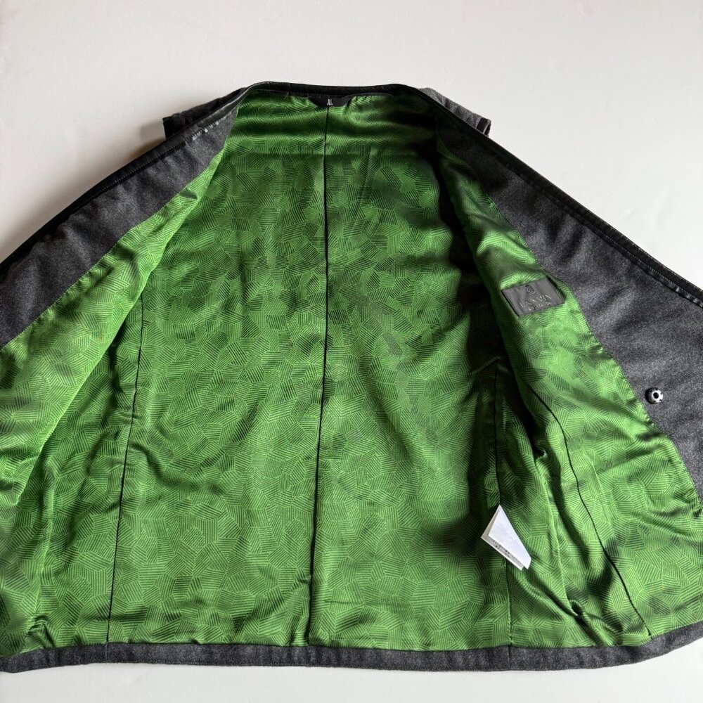 Lanvin Collection Quilted Grey Wool Vest - Size 50 (M/L) -  Made in Japan - Picture 9 of 9